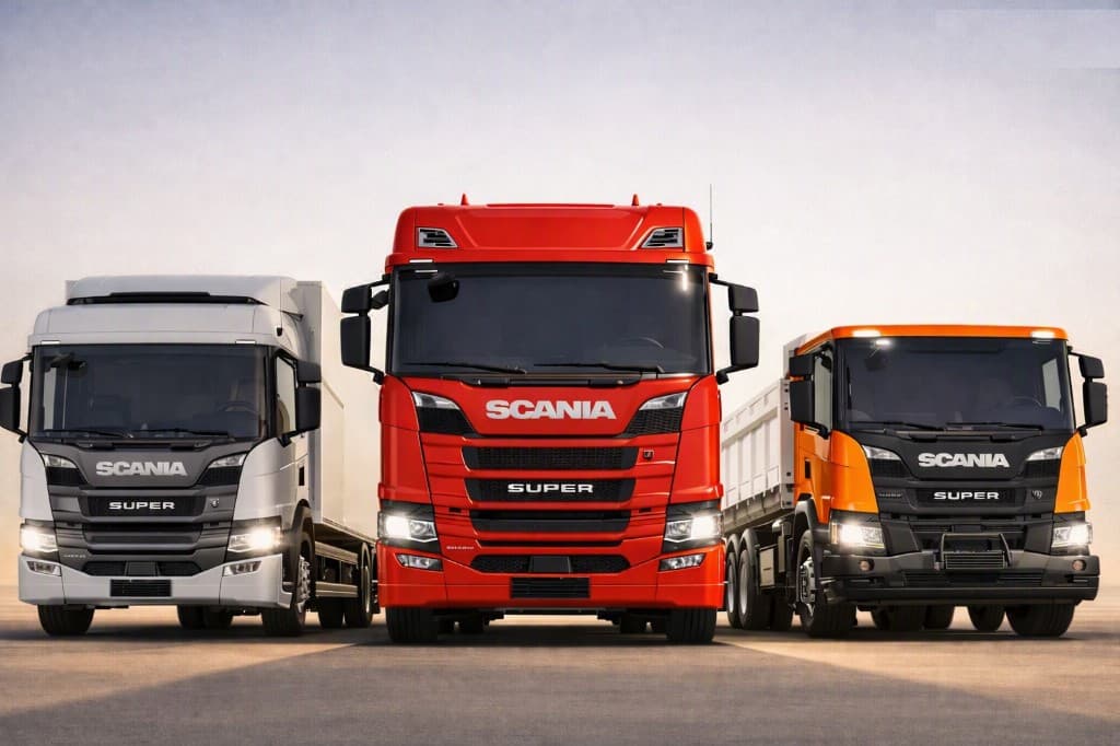 Scania Tipper Naranja